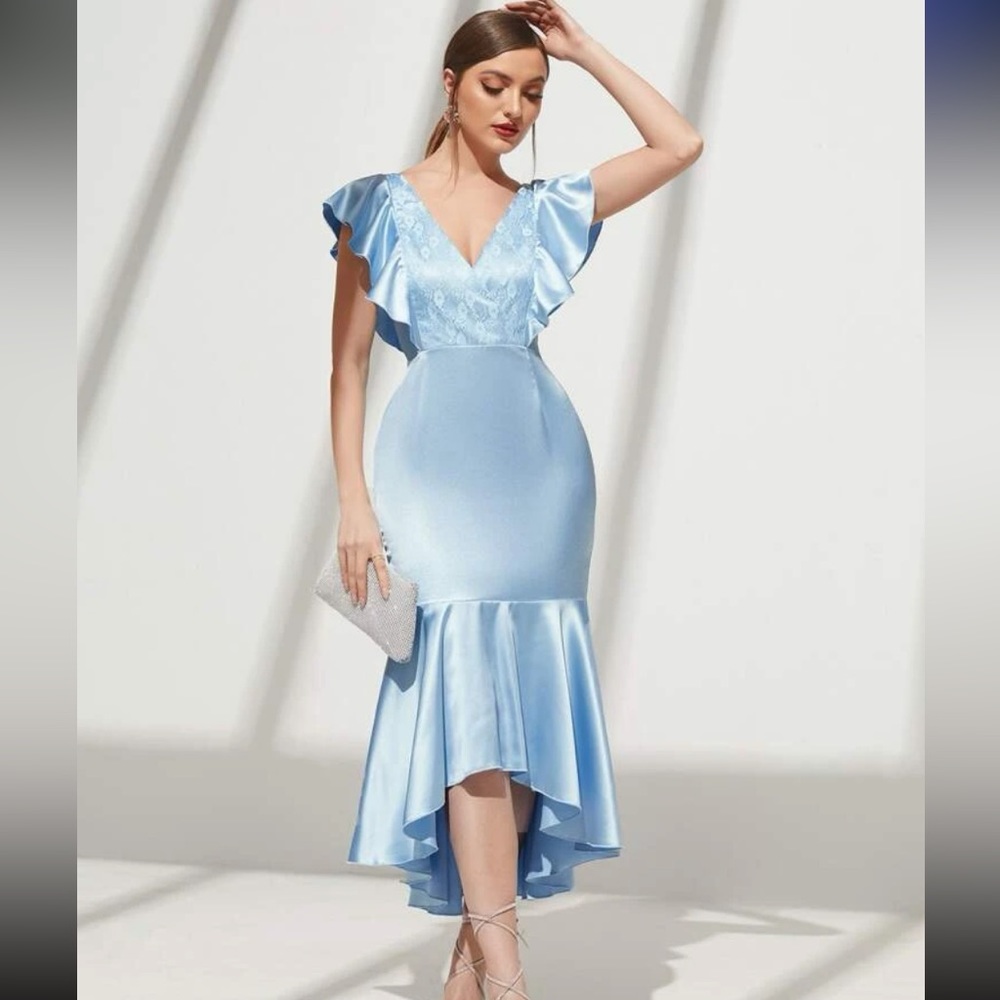 SHEIN blue dress, like new!